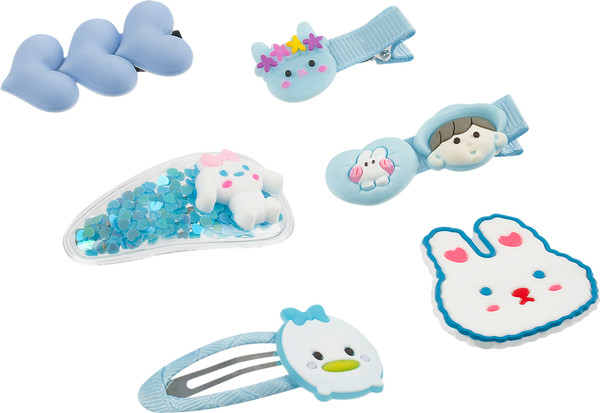 Изображение товара Набор заколок для волос Meshu MS_60641 (6шт, голубой)