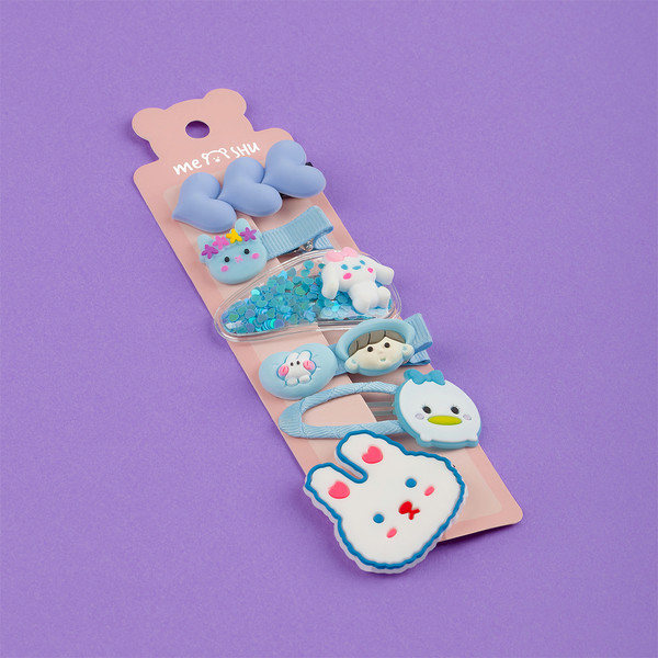 Изображение товара Набор заколок для волос Meshu MS_60641 (6шт, голубой)