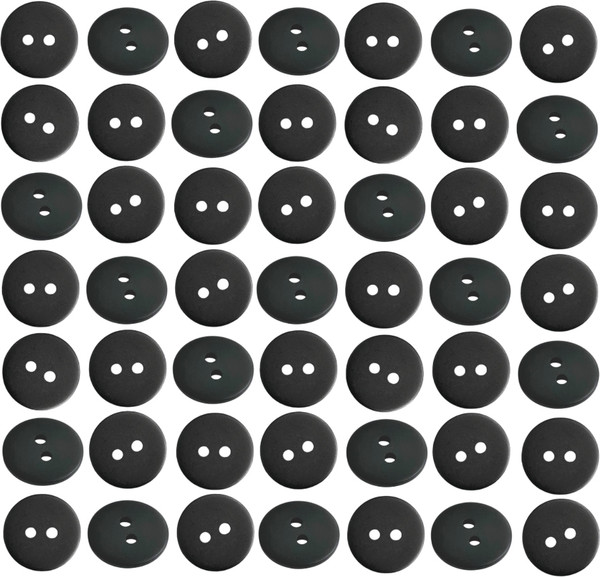 Изображение товара Набор пуговиц Sentex P-002-15/2 (50шт, черный матовый)
