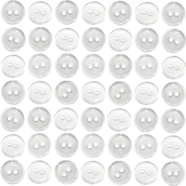 Изображение товара Набор пуговиц Sentex P-002-18/2 (50шт, прозрачный)