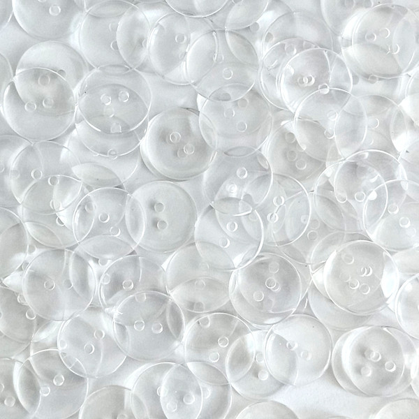 Изображение товара Набор пуговиц Sentex P-002-18/2 (50шт, прозрачный)