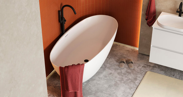 Изображение товара Ванна из искусственного камня Belux Осло ОС-1700 (18, белый матовый)