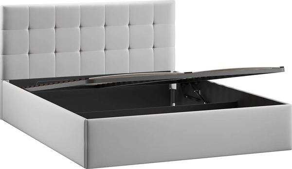 Изображение товара Двуспальная кровать ТриЯ Джоли Универсальная Тип 1 160x200 (велюр Confetti Silver)