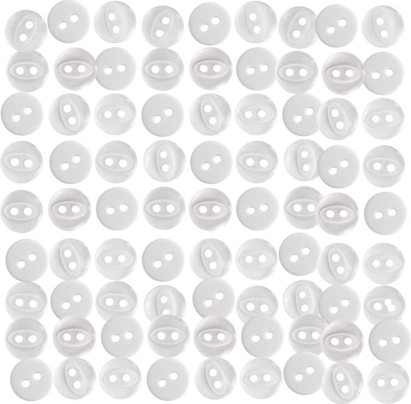 Изображение товара Набор пуговиц Sentex P-A1401 11.5/2 (100шт, белый)