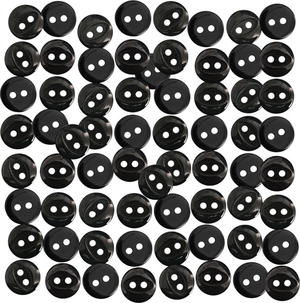 Изображение товара Набор пуговиц Sentex P-A1401 11.5/2 (100шт, черный)