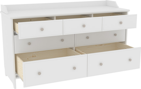 Изображение товара Комод ММЦ Вествик 7 (белый лак)