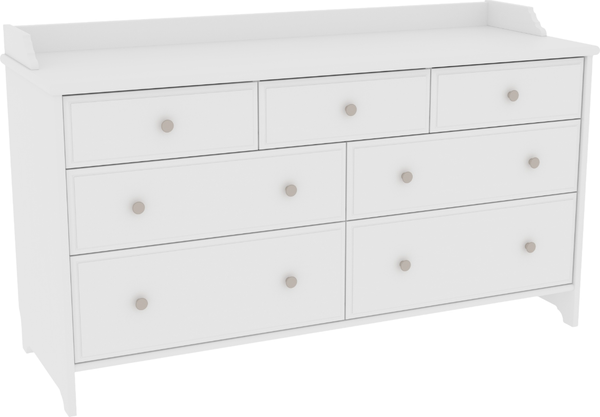 Изображение товара Комод ММЦ Вествик 7 (белый лак)