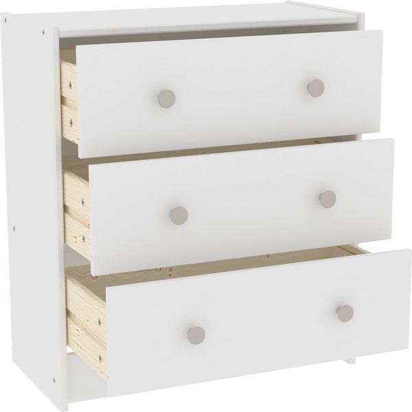 Изображение товара Комод ММЦ Вествик 03 (белый воск)