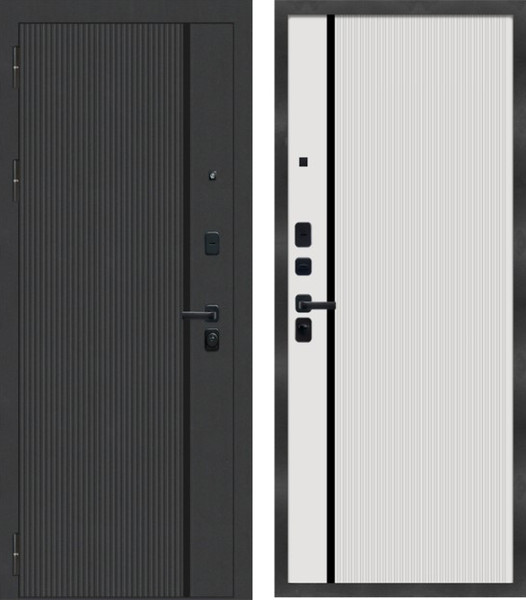 Изображение товара Входная дверь МеталЮр M9 Velluto Bianco (86x205, левая)