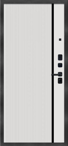 Изображение товара Входная дверь МеталЮр M9 Velluto Bianco (86x205, правая)