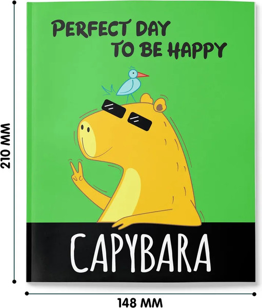 Изображение товара Записная книжка Malamalama Позитивного настроения. Happybara / 4655752645311
