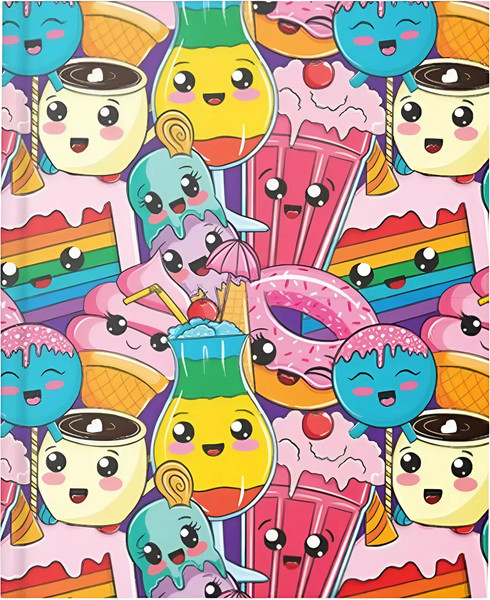 Изображение товара Записная книжка Malamalama Позитивного настроения. I Love Anime / 4655752645281