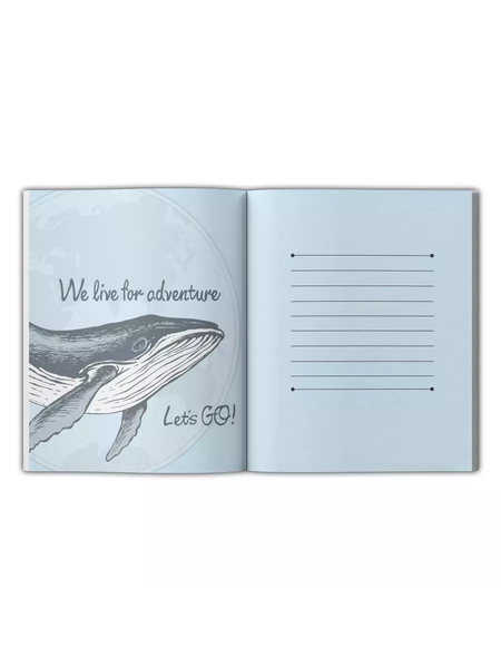 Изображение товара Записная книжка Malamalama Позитивного настроения. Whale World / 4655752645274