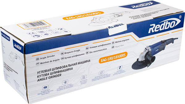Изображение товара Угловая шлифовальная машина Redbo EAG-180/1850ERS / 20700