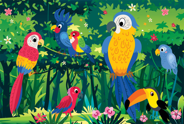 Изображение товара Развивающая игра Три совы Maxi Пернатая Африка / ПК24М_54516 (24эл)