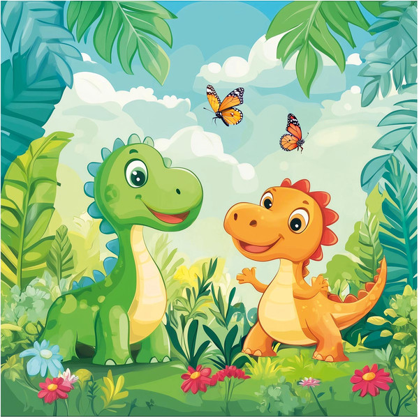 Изображение товара Развивающая игра Три совы Maxi Динозавры на прогулке / ПК16М_64365 (16эл)