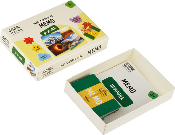 Изображение товара Настольная игра Три совы Мемо. Природа / НИ_55053