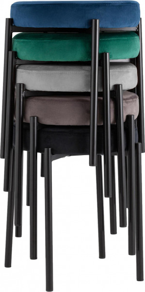 Изображение товара Табурет Woodville Кудо (Velutto 52/черный)