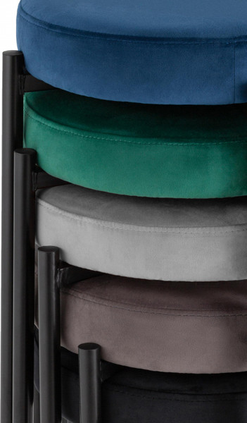 Изображение товара Табурет Woodville Кудо (Velutto 52/черный)