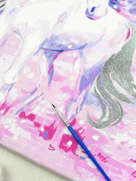 Изображение товара Картина по номерам Феникс+ Сказка о единороге / 67960