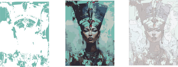 Изображение товара Картина по номерам Феникс+ Египетская царица / 67961