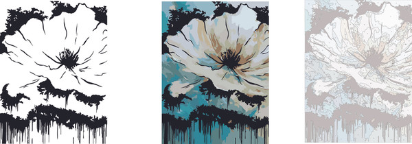 Изображение товара Картина по номерам Феникс+ Цветок / 67965