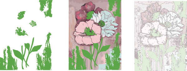 Изображение товара Картина по номерам Феникс+ Цветы / 67968