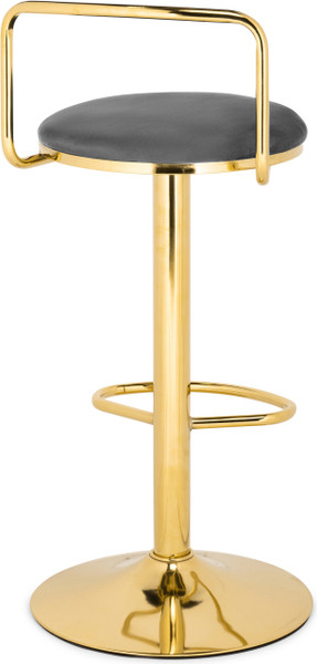 Изображение товара Стул барный Woodville Lusia полубарный (темно-серый/золотой)