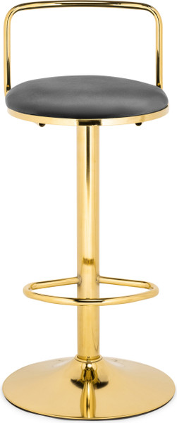 Изображение товара Стул барный Woodville Lusia полубарный (темно-серый/золотой)