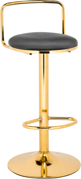 Изображение товара Стул барный Woodville Lusia полубарный (темно-серый/золотой)