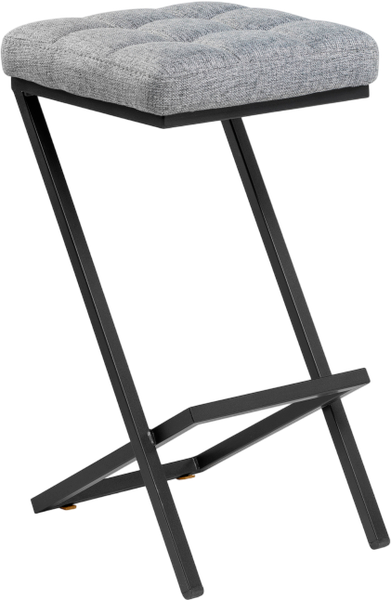 Изображение товара Табурет барный Woodville Амаури полубарный (графит/черный матовый)