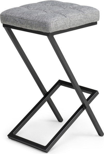 Изображение товара Табурет барный Woodville Амаури полубарный (графит/черный матовый)