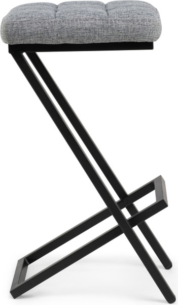 Изображение товара Табурет барный Woodville Амаури полубарный (графит/черный матовый)