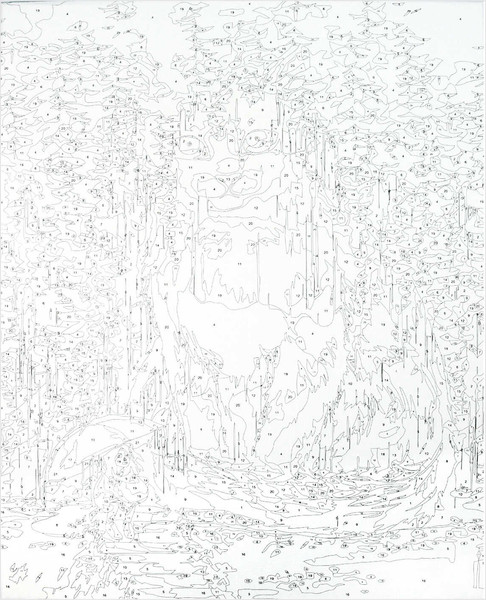 Изображение товара Картина по номерам Феникс+ Кот в сакуре / 67932