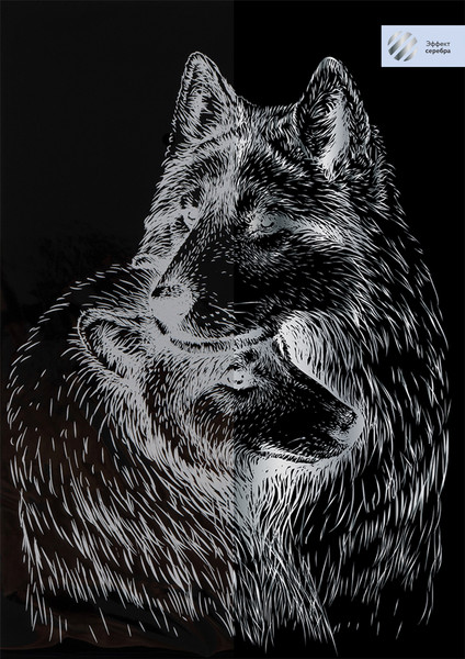 Изображение товара Гравюра Три совы Волки / GA4_49920