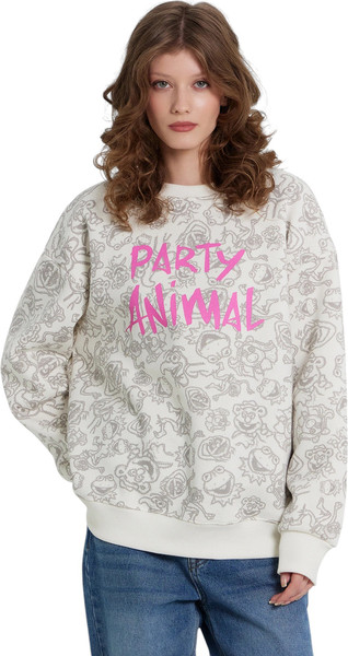 Изображение товара Свитшот Mark Formelle 122887/1 (р.164/170-96-102, персонажи на светло-молочном)