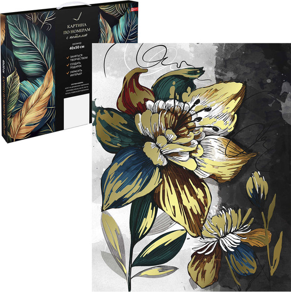 Изображение товара Картина по номерам Феникс+ Волшебный цветок / 67975
