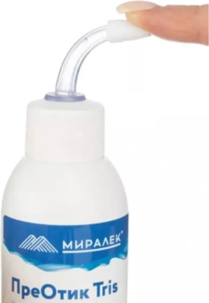Изображение товара Лосьон для лечения ушей у животных Миралек ПреОтик TRIS (100мл)