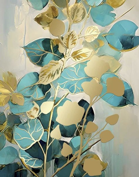 Изображение товара Картина по номерам Феникс+ Листья / 67979