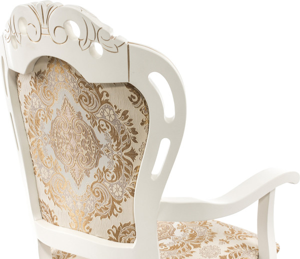 Изображение товара Стул Woodville Bronte (молочный/патина)