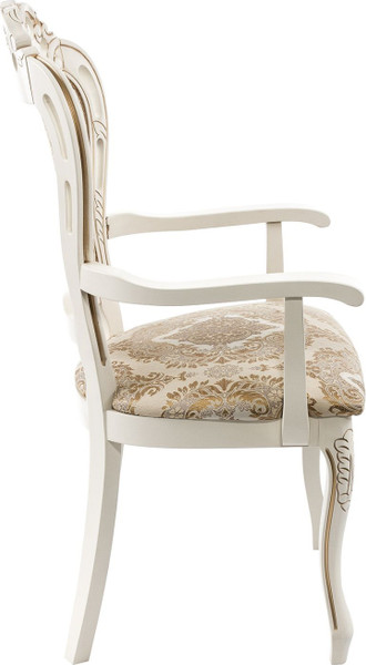 Изображение товара Стул Woodville Bronte (молочный/патина)