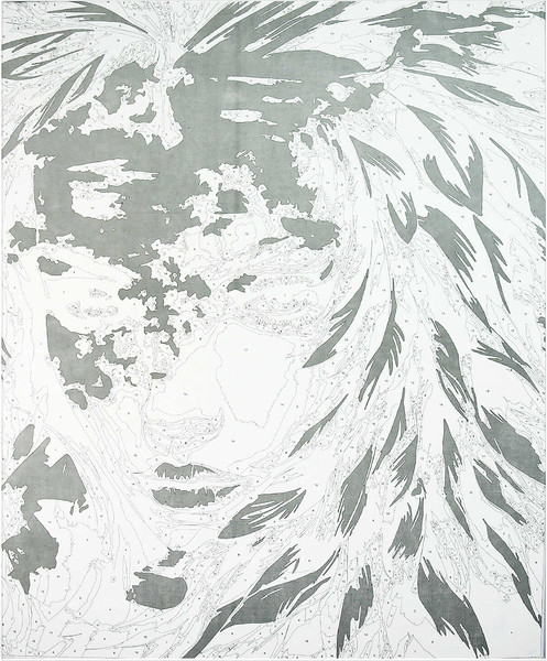 Изображение товара Картина по номерам Феникс+ Девушка в перьях / 67980