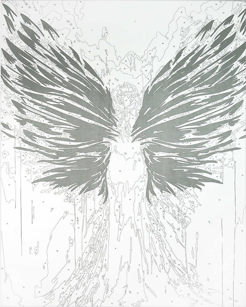 Изображение товара Картина по номерам Феникс+ Девушка с крыльями / 67983