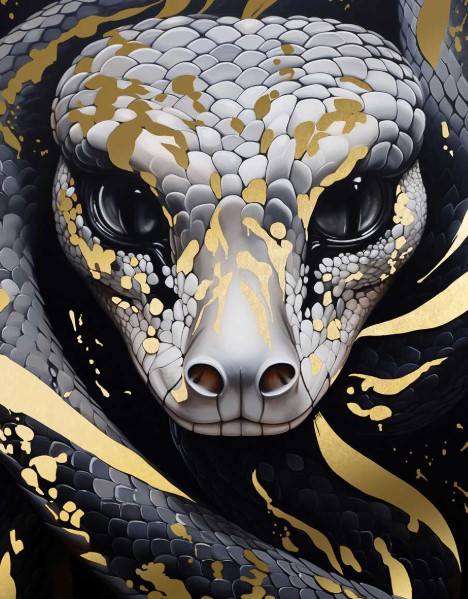 Изображение товара Картина по номерам Феникс+ Змея / 67984