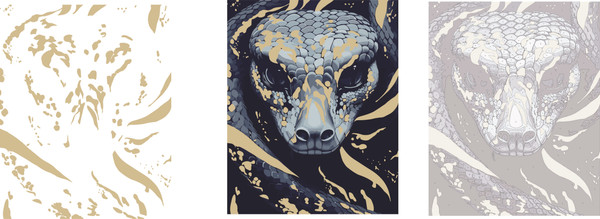 Изображение товара Картина по номерам Феникс+ Змея / 67984