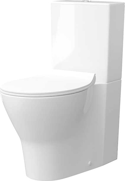 Изображение товара Унитаз напольный Керамин Сканди Slim МЛ 2-режим (белый)