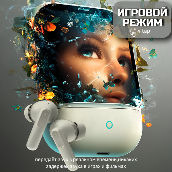 Изображение товара Беспроводные наушники Venso VT-709 ANC (белый)