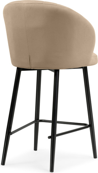 Изображение товара Стул барный Woodville Бэнбу полубарный (Velutto 05/черный)