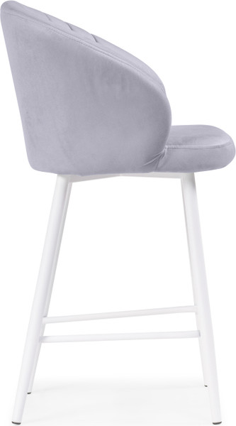 Изображение товара Стул барный Woodville Бэнбу полубарный (Velutto 49/белый)