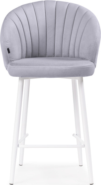 Изображение товара Стул барный Woodville Бэнбу полубарный (Velutto 49/белый)